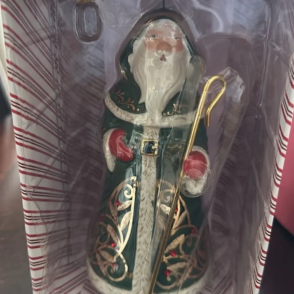 Hallmark Keepsakes Festive Santa Ornament